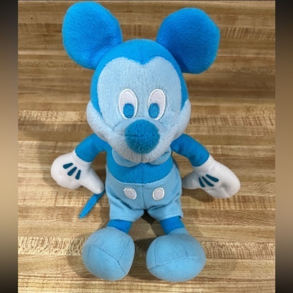 Vintage Monochromatic Disney Blue Mickey‎ Mouse